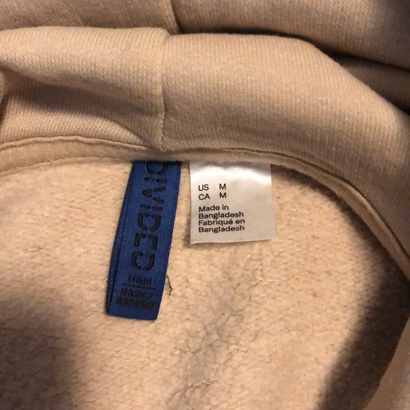 Beige Over-sized sweatshirt - Picture 2 of 2